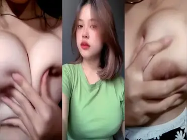 Bokep Indo Tiktok Cantik Baju Hijau Toge Montok poster