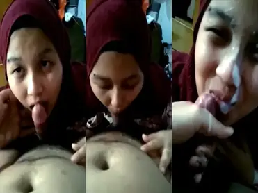 Sepong Batang Sampai Crot Di Muka Cewek Jilbab Kost poster